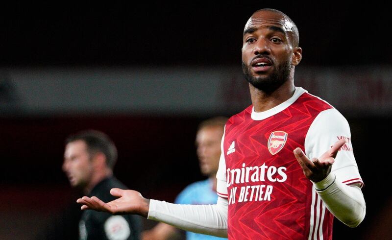 Alexandre Lacazette - 8, Sometimes cumbersome in possession, he did link up the play and helped create chances even when Gunners weren’t on top. Ultimately, took his headed goal well. EPA