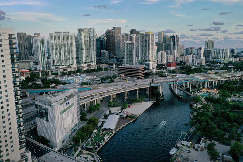 Miami is the second-best city in the world for digital nomads. Tax incentives, low interest rates and remote working policies make the Florida city popular. AFP