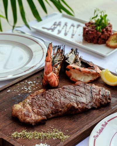 Get your steak with a side of seafood at The Selfish Bull. Courtesy The Selfish Bull