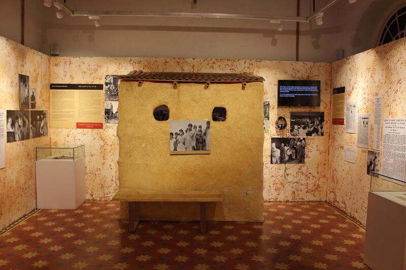 One of the installations inside the Partition Museum.