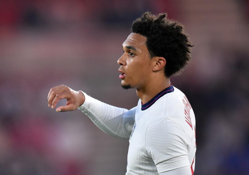 England's Trent Alexander-Arnold in action against Austria at the Riverside, Middlesbrough, on Wednesday. Reuters