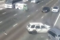 Abu Dhabi Police release crash video warning against stopping in the middle of motorways