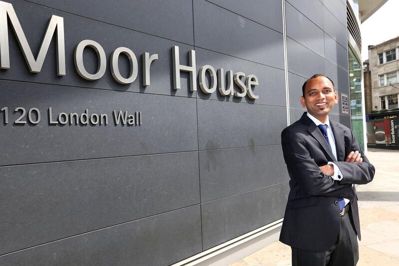 Prashant Kothari from Pictet Asset Management in London. Stephen Lock for The National