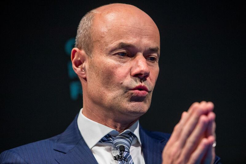 Marcus Schenck, deputy chief executive officer of Deutsche Bank AG, gestures while taking part in a panel discussion during the European Capital Markets at Bloomberg's European headquarters in London, U.K., on Wednesday, March 21, 2018. Deutsche Bank AG's co-head of investment banking said more clarity is needed on the deal reached by the U.K. and the European Union on a post-Brexit transition period. Photographer: Simon Dawson/Bloomberg