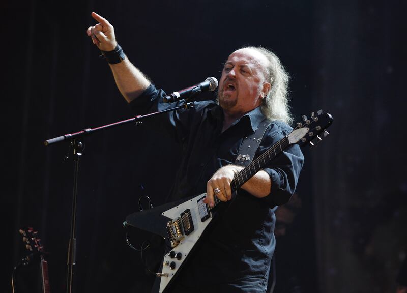 Bill Bailey mixes comedy with humour in his solo performances. WireImage