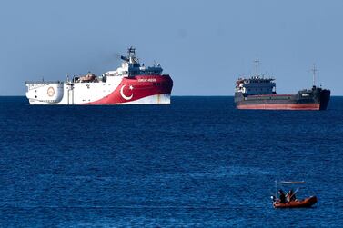 Manoeuvres by Turkish research ship the Oruc Reis have catalysed the maritime ructions. AP