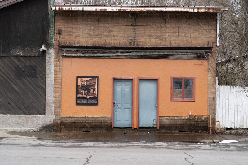 An abandoned building in Scotts Run, West Virginia, the site of a long-closed coal mine. Willy Lowry / The National