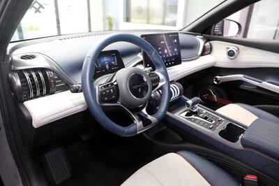 Interiors of the BYD Atto 3. Pawan Singh / The National 