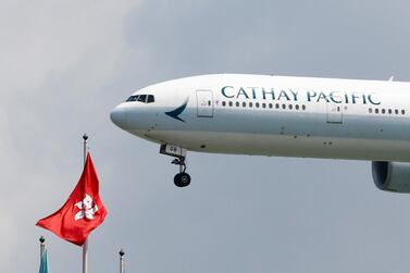 Hong Kong’s Cathay Pacific reported a 28 per cent drop in profit for 2019. Reuters. 