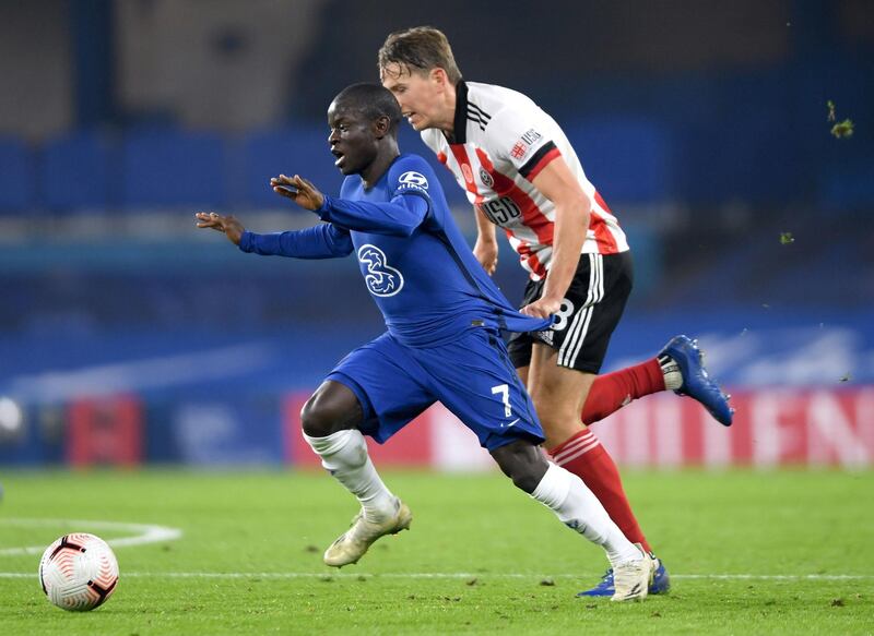 N’Golo Kante, 7 – Kante was superb, winning the ball and keeping possession. He was pulled out of position when United scored, but other than that didn’t put a foot wrong. PA