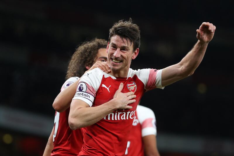 Centre-back: Laurent Koscielny (Arsenal) – His goal was shouldered in, but the captain defended impeccably to cap a return to form and fitness after a terrible injury. Getty Images