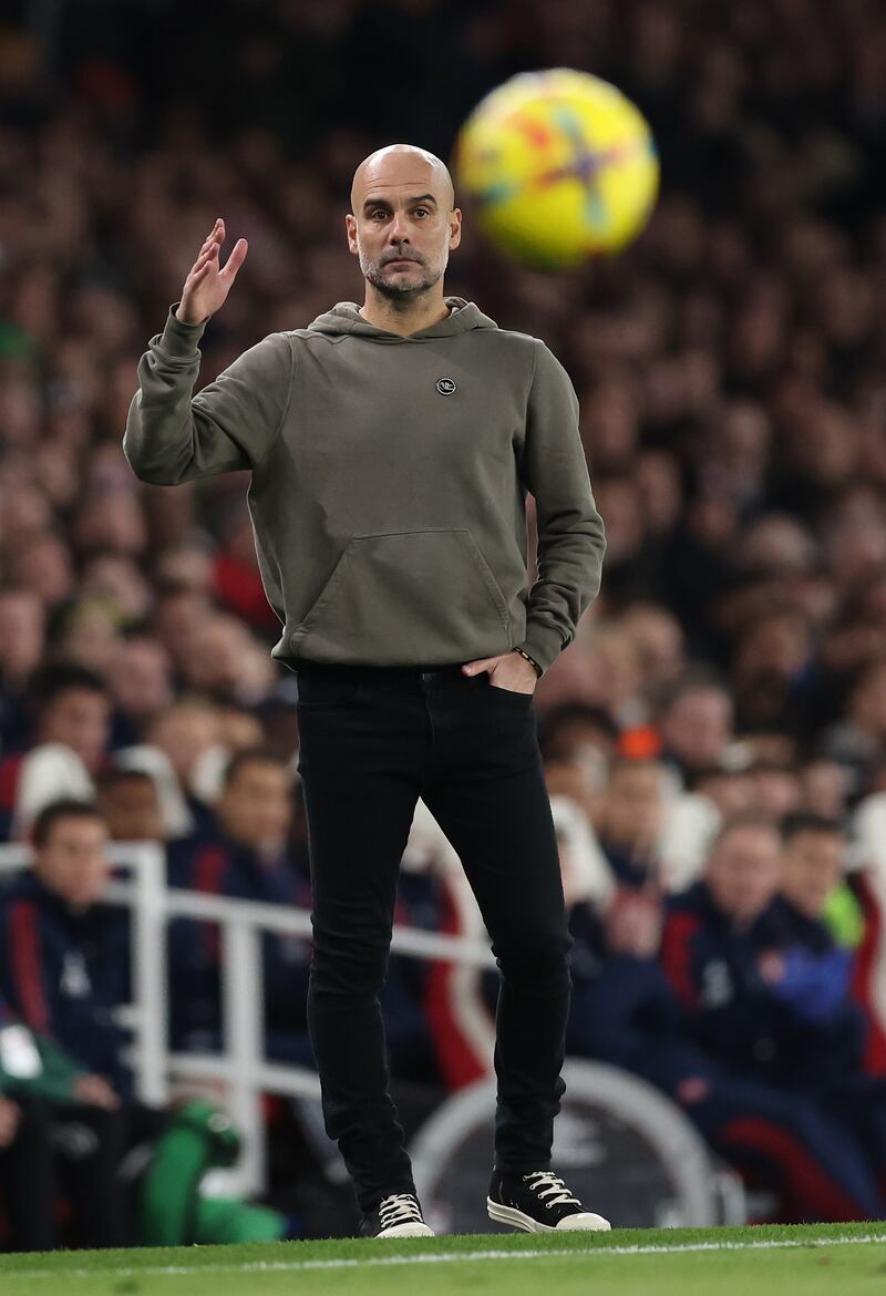 City manager Pep Guardiola. Getty