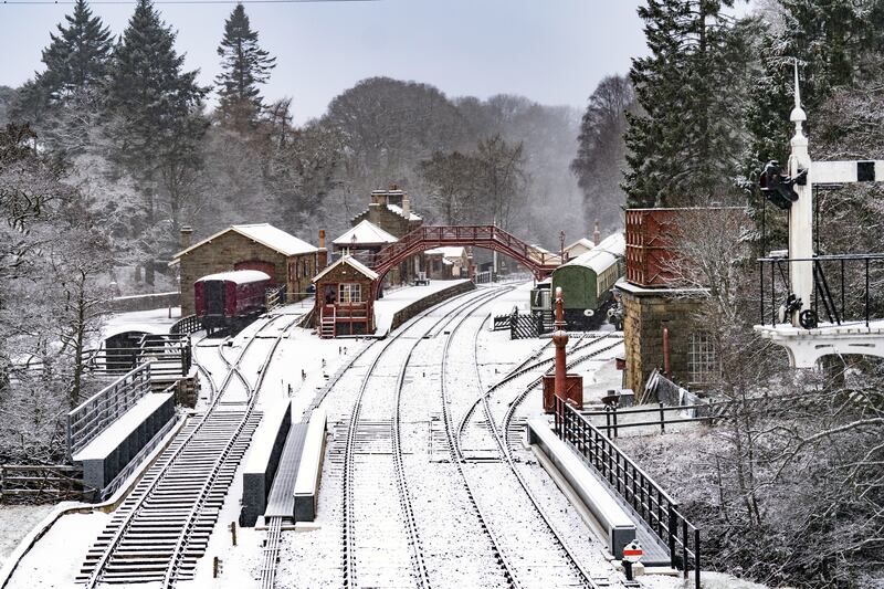Goathland train station in North Yorkshire. PA