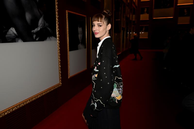 Louise Bourgoin attends the Dior autumn/winter 2022-2023 show as part of Paris Fashion Week on March 1, 2022. Getty Images 