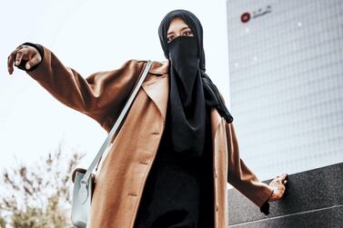 Trinidadian-American photographer and henna artist Shagoofa Ali is among a growing group of niqab-wearing influencers. Madi Rae Jones