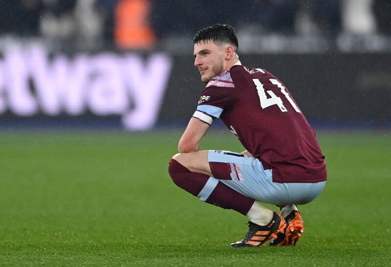 Declan Rice 7: Ran show when two teams last met and produced a couple of his trademark driving runs forward in first half, one of which almost set up chance for Antonio. Newcastle’s third goal seemed to take wind of his and West Ham’s sails just after break. Reuters