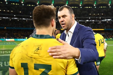 Australia coach Michael Cheika is aware of the challenge that awaits his team in Auckland. Getty Images