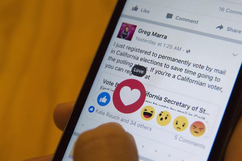 Facebook’s new emoji icons have been well-received.  AP Photo