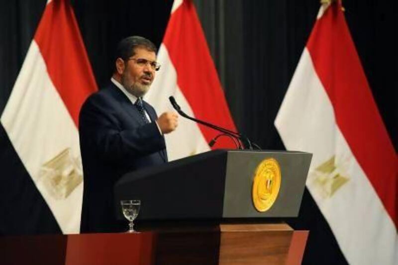 Egyptian president Mohammed Morsi told his opponents to use elections not protests to try to change the government, days before the opposition plans massive street rallies aimed at removing him from office.