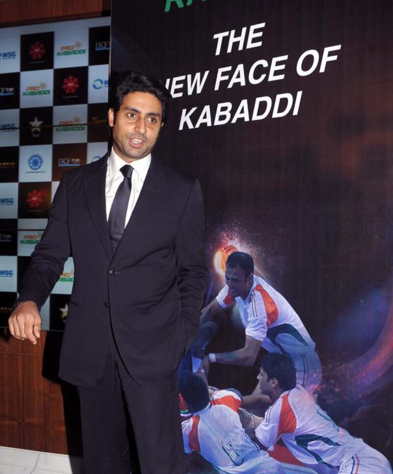 Abhishek Bachchan has bought the Jaipur team in the Pro Kabbadi League. AFP