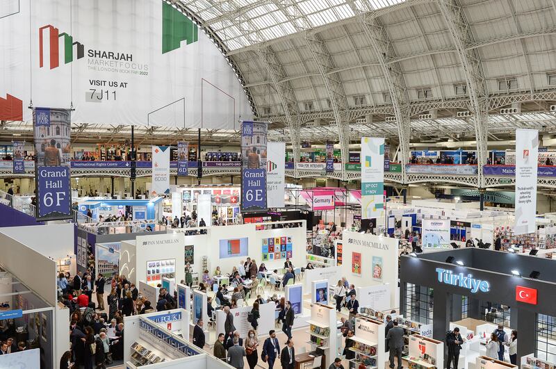 The UAE's colours at London's Olympia. Photo: London Book Fair