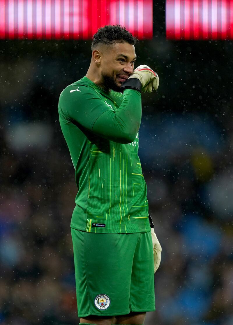 MANCHESTER CITY RATINGS: Zack Steffen – 6, The American shotstopper continued a stint in goal in the FA Cup, couldn’t do anything about Fulham’s first but needed to do much better with Kebano’s long range shot, which rebounded into Carvalho’s path and didn’t look all that comfortable. PA