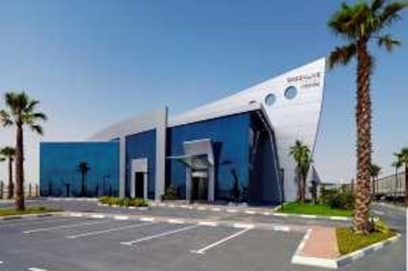 Greenline Yacht Interiors’ headquarters at JAFZA that houses the world’s largest yacht interior factory. Courtesy Greenline Interiors
