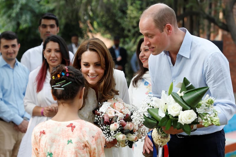 Prince William, Duke of Cambridge and Catherine, Duchess of Cambridge visit SOS Children's village during their royal tour of Pakistan on October 17, 2019 in Lahore, Pakistan. Getty Images