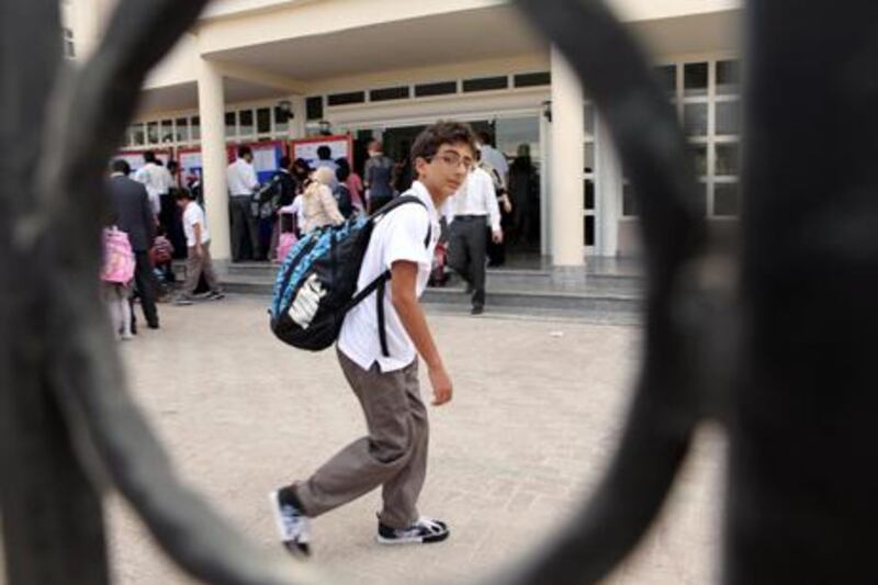 Less than 10 per cent of school children walk or cycle to school, an Abu Dhabi survey has found.