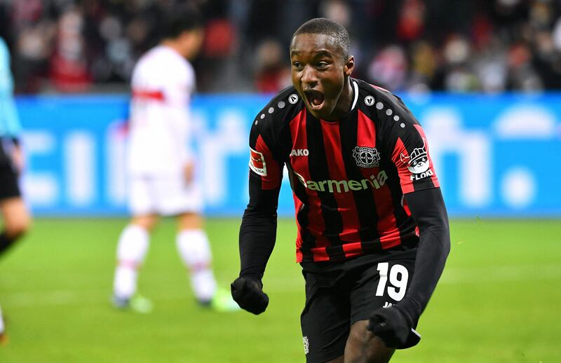 8) Moussa Diaby (Bayer Leverkusen) 13 goals in 32 games. AFP