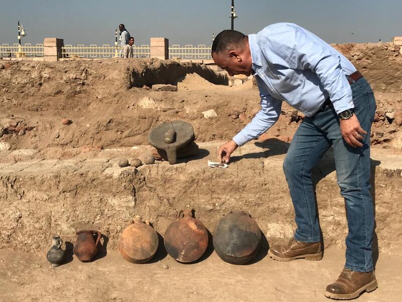 An Egyptian archaeological mission unearths remains of ancient Roman city in Luxor.  All photos: Supreme Council of Antiquities.