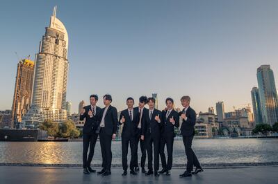 Exo became the first K-pop act to have their popular tune Power added to the Dubai Fountain list of melodies last month. Courtesy Dubai Tourism
