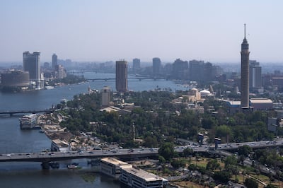 A general view of the River Nile in Cairo. AP 