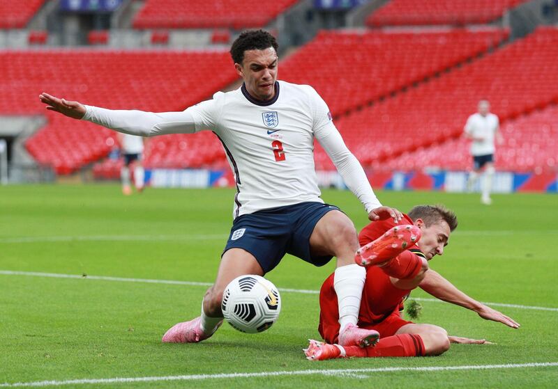 Trent Alexander-Arnold - 6: A subdued performance but provided the only quality ball in open play that led to Mount's winner. Reuters