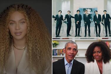 Beyonce, BTS and Barack and Michelle Obama all addressed the graduating class of 2020 in the virtual YouTube ceremony. YouTube 