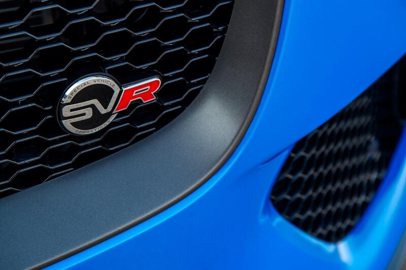 Up close and personal with the SVR badge.