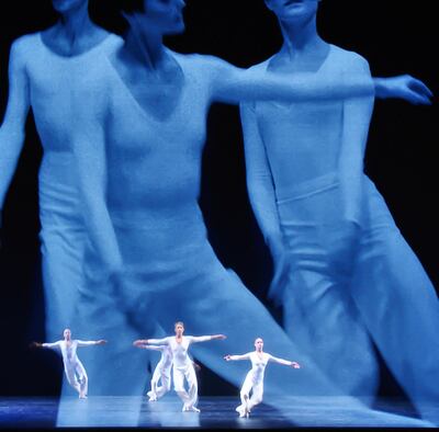 Lucinda Childs’ extraordinary presentation of ‘Dance’ at New York University Abu Dhabi, showing the past  dancing with the present. Courtesy The Arts Centre NYUAD