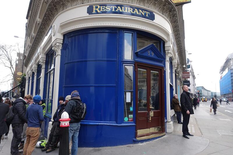 Exterior of Sweetings, which describes itself as probably the oldest fish and oyster restaurant in London. Richard Vines / Bloomberg
