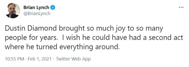 'Minions' screenwriter Brian Lynch tweeted that he believed Diamond could have enjoyed a successful career resurgence. Twitter