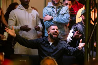 It was a night of celebration for Drake and the Toronto Raptors. EPA