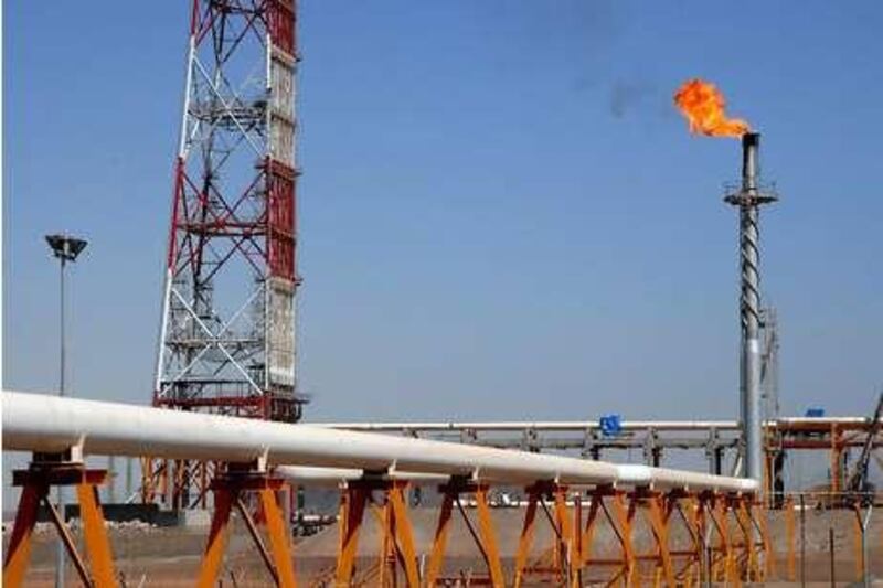 Close to 60 per cent of Saudi Arabia's gas supply is extracted with oil.