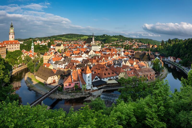 View of Cesky Krumlov , Czech Republic. Getty Images