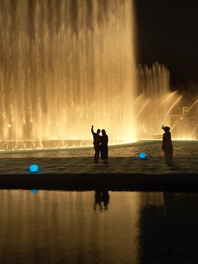 Now you can get closer to the Dubai Fountain on a floating platform.