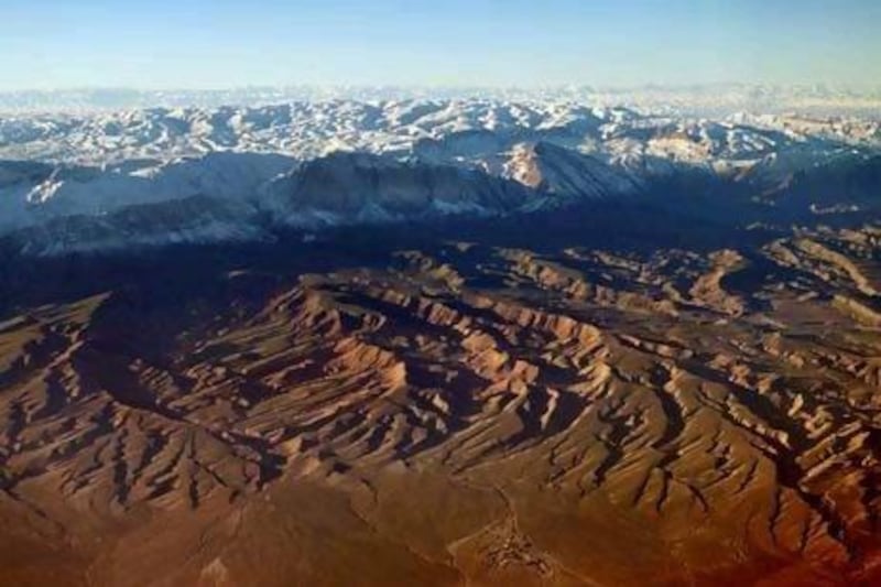 The mountains near the border of Afghanistan and Tajikistan are home to the Angot oil field.