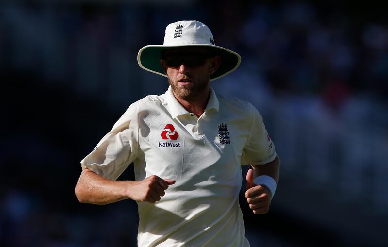 England's Olly Stone fields on the first day of the first cricket Test match between England and Ireland at Lord's cricket ground in London on July 24, 2019. (Photo by Ian KINGTON / AFP) / RESTRICTED TO EDITORIAL USE. NO ASSOCIATION WITH DIRECT COMPETITOR OF SPONSOR, PARTNER, OR SUPPLIER OF THE ECB