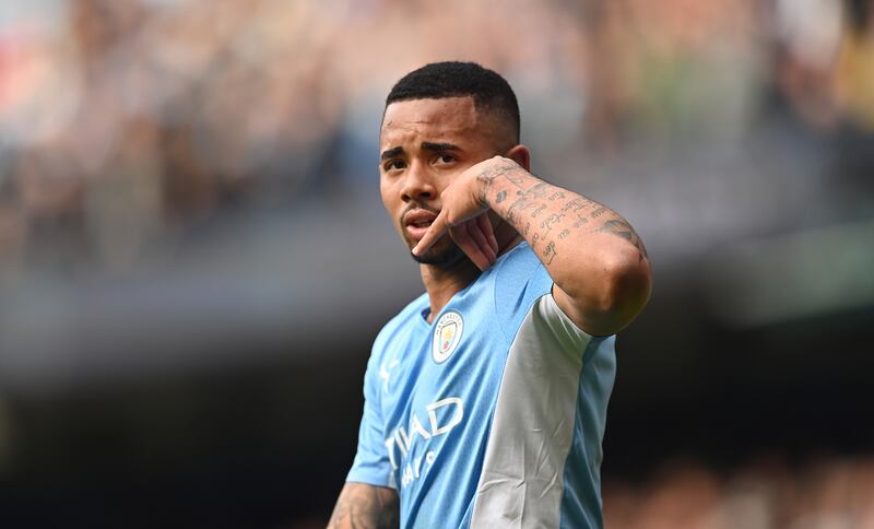 Gabriel Jesus - 6

The Brazilian scored an excellent goal but twice shot when he should have picked out a team-mate. He made way for Grealish with seven minutes to go. 
Getty