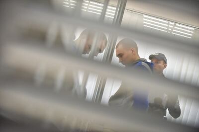 Russian serviceman Vadim Shishimarin attends a court hearing in the Solomyansky district court in Kyiv last week. EPA