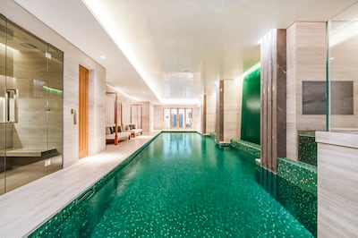 There is also a jacuzzi spa, sauna and marble steam room. Wetherell / Darran Mulcahy Photography