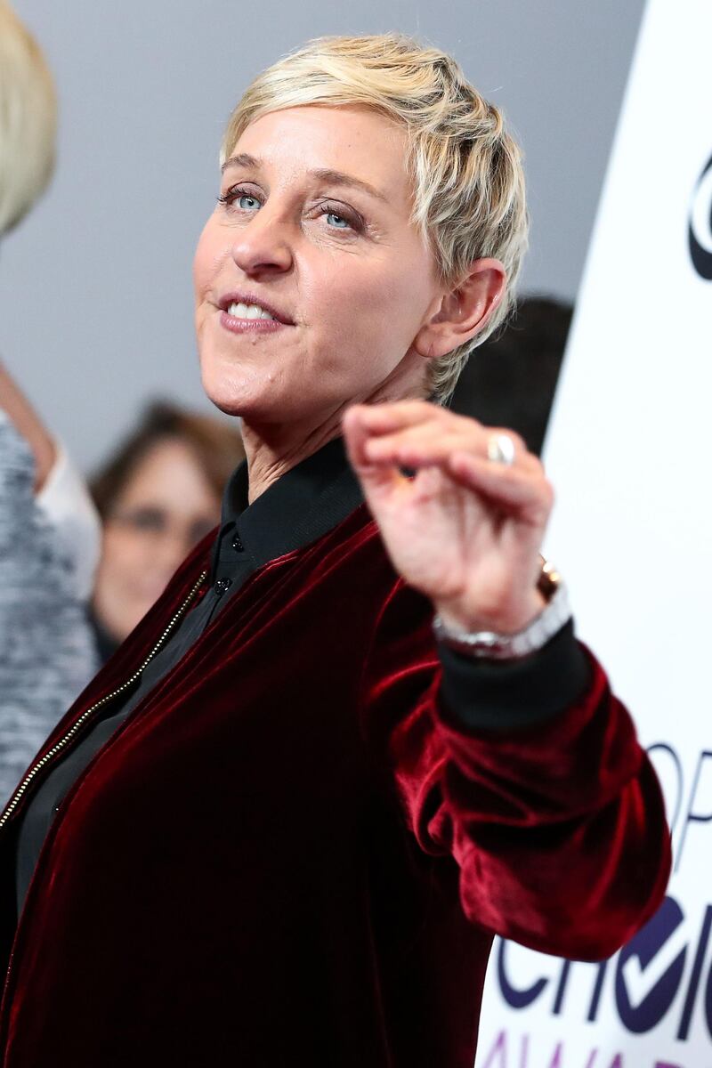 Mandatory Credit: Photo by John Salangsang/BFA/REX/Shutterstock (7902765z)
Ellen DeGeneres
43rd Annual People's Choice Awards, Press Room, Los Angeles, USA - 18 Jan 2017

