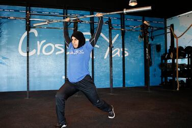 A member trains at CrossFit Yas in Abu Dhabi. Ravindranath K / The National 